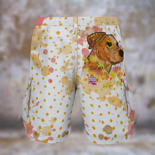 Preview: Cargohose mit Bumsi - Hose, lang oder kurz, bunt, 100% Polyester, Grösse S-5XL, fester Stoff, Normale Passform, SOKA, Listenhund, AmStaff, Staff, Staffordshire, PitBull, Pit